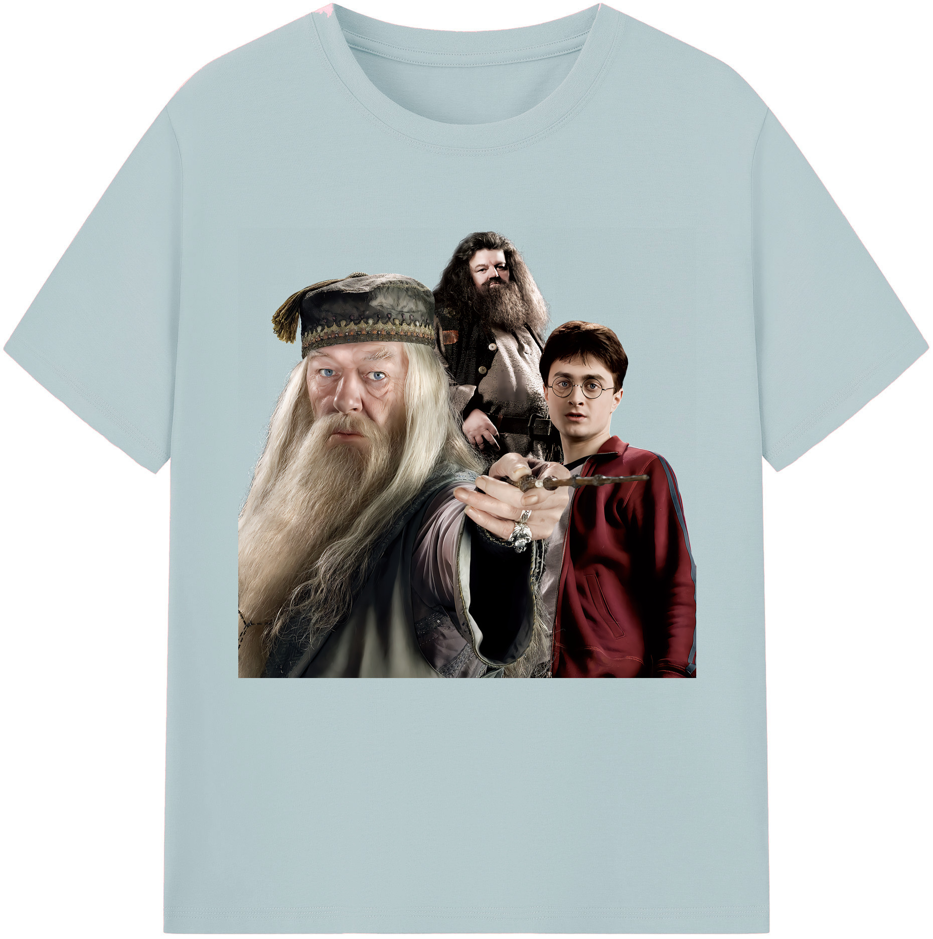 （画像用） Harry Potter ハリー・ポッターシリーズ 綿100％半袖Tシャツ（フロントプリント）